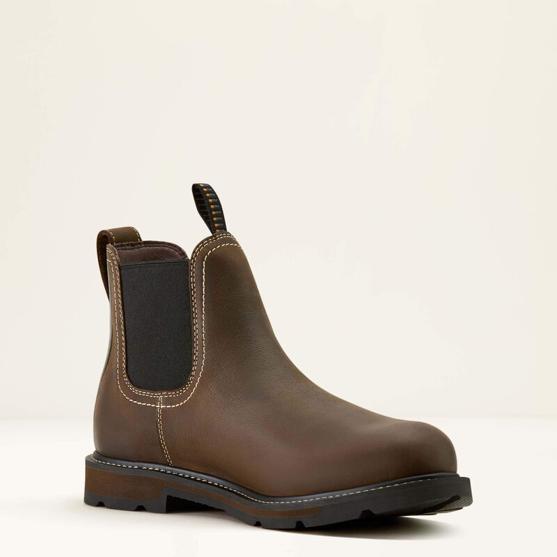 Ariat Groundbreaker Chelsea Waterproof Soft Toe Work Boot