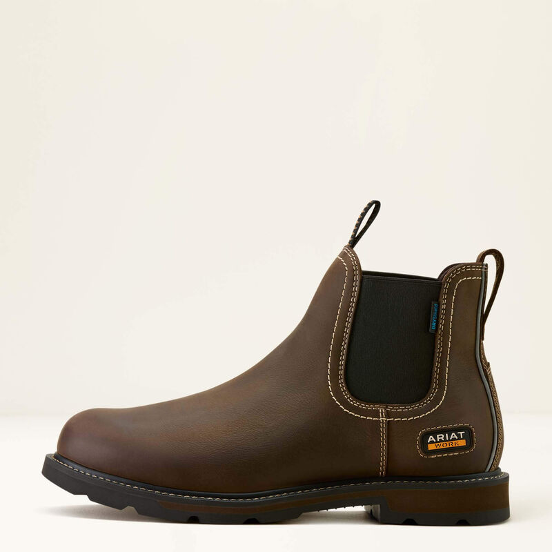 Ariat Groundbreaker Chelsea Waterproof Soft Toe Work Boot