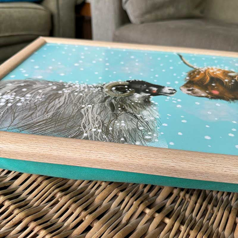 Alex Clark Festive Farm Lap Tray