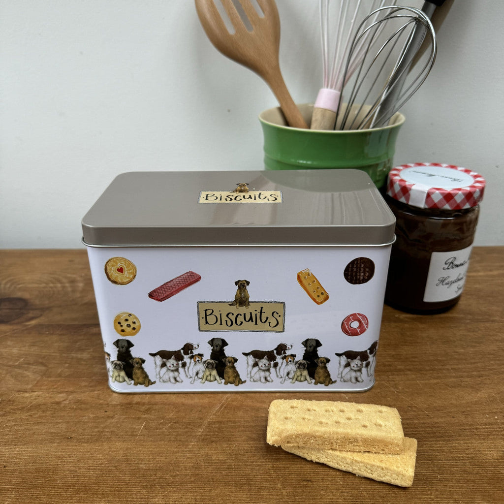 Alex Clark Delightful Dogs Biscuit Storage Tin