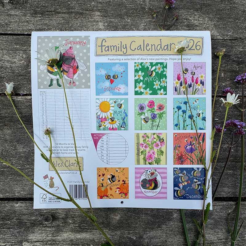 Alex Clark Busy Bees Family Planner 2026