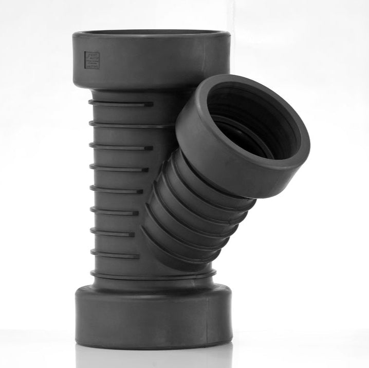 Brett Martin Twinwall 150mm x 45° Triple Socket Equal Branch
