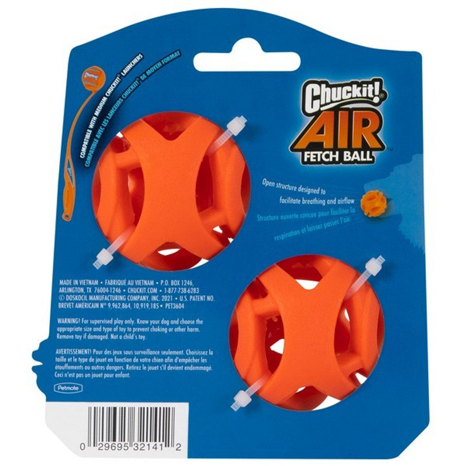 Chuckit! Air Fetch Ball Medium 2-Pack