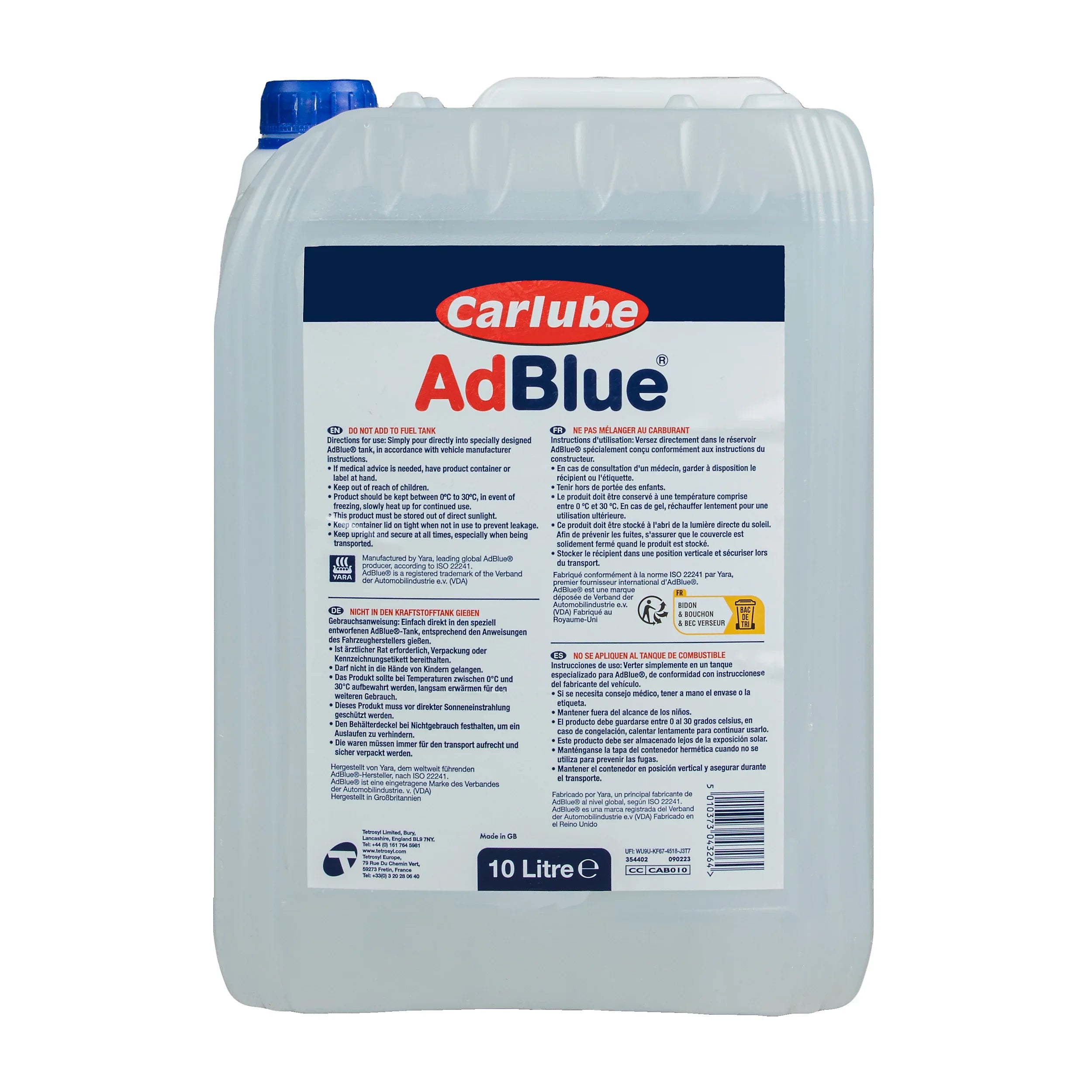 CarLube Adblue 10L