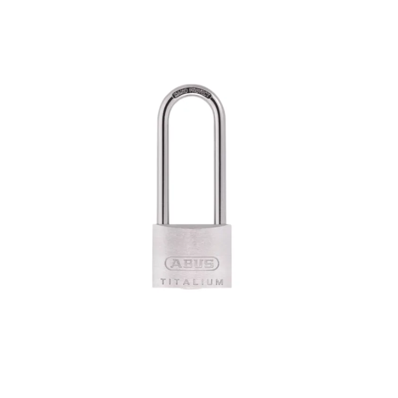 ABUS 64TI/50mm TITALIUM Padlock 80mm with Long Shackle