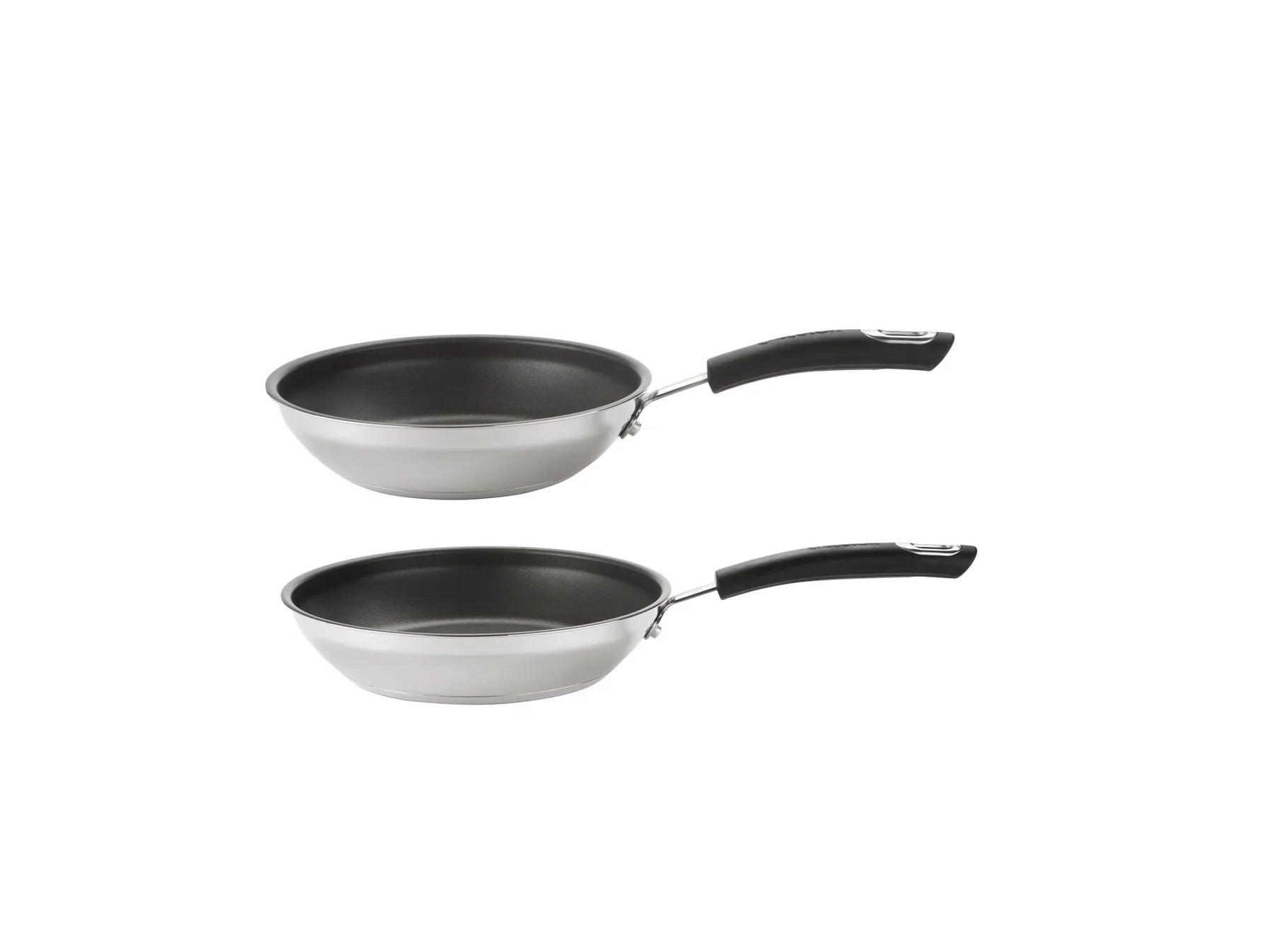 Circulon Total Stainless Steel Non-Stick Induction Frying Pan 2 Piece Set