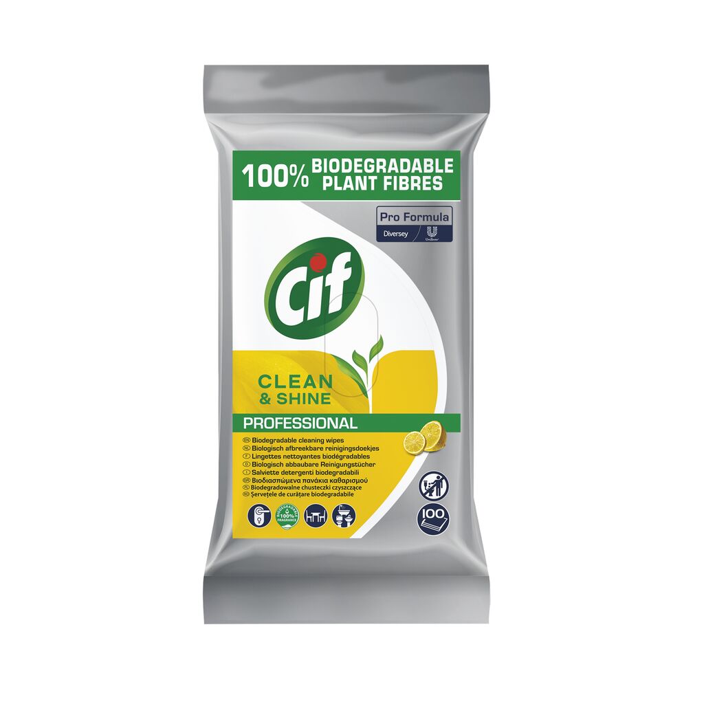 Cif Pro Formula Multipurpose Clean Wipes 100-Pack