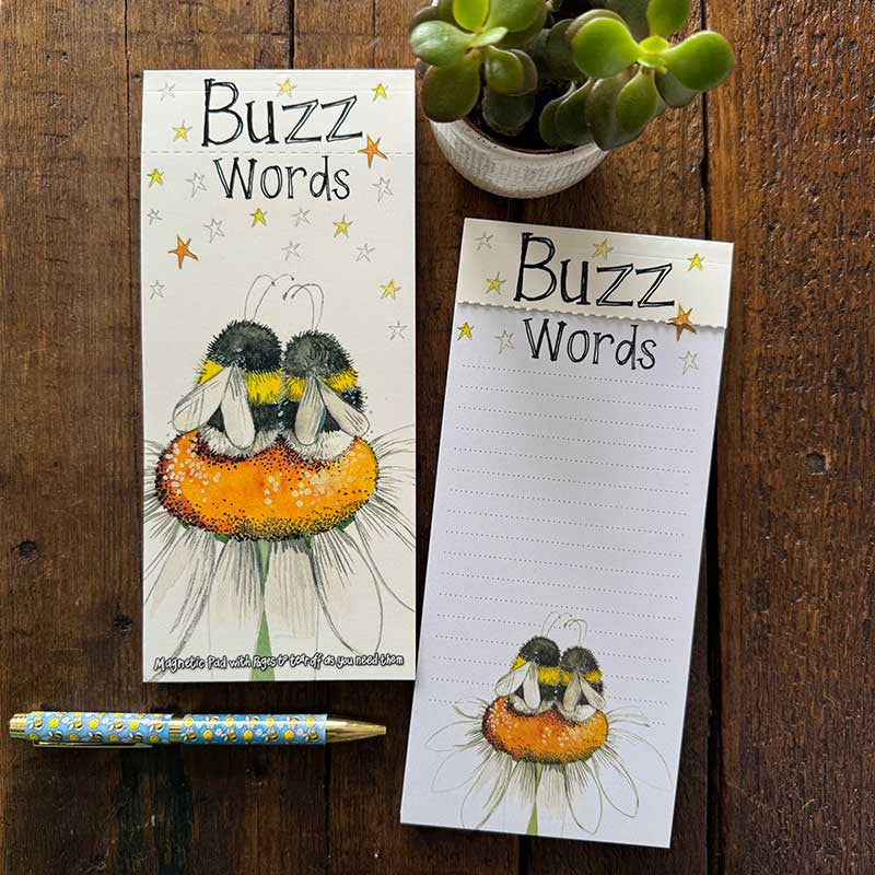 Alex Clark Buzz Words To Do List Magnetic Notepad