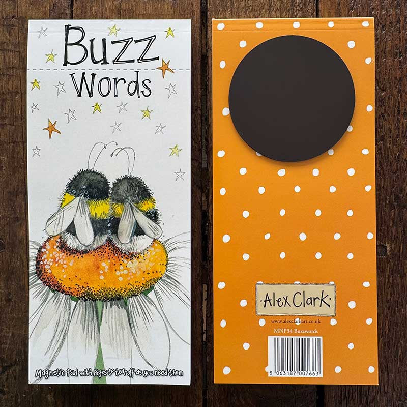 Alex Clark Buzz Words To Do List Magnetic Notepad