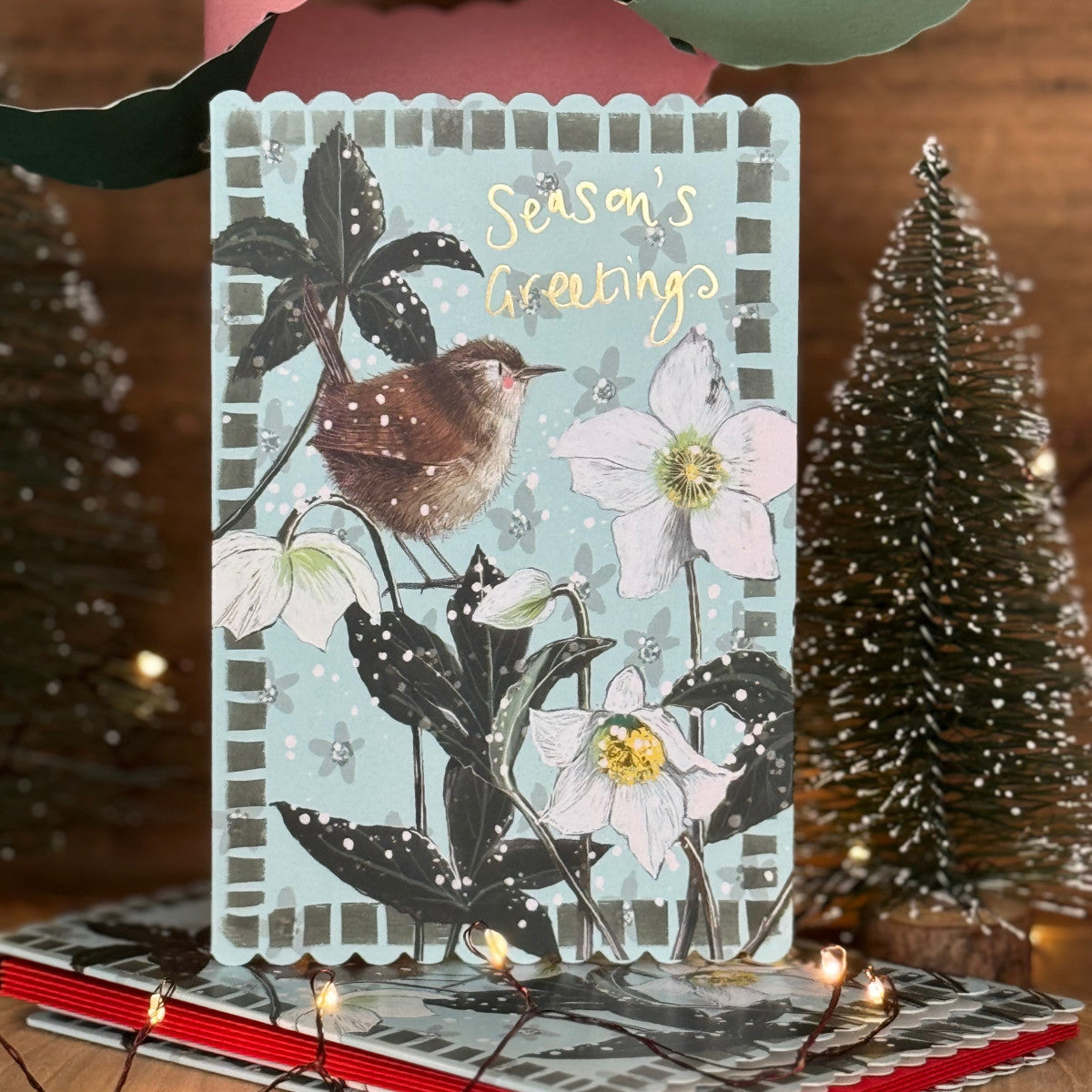 Alex Clark Christmas Rose Doodles Card Pack