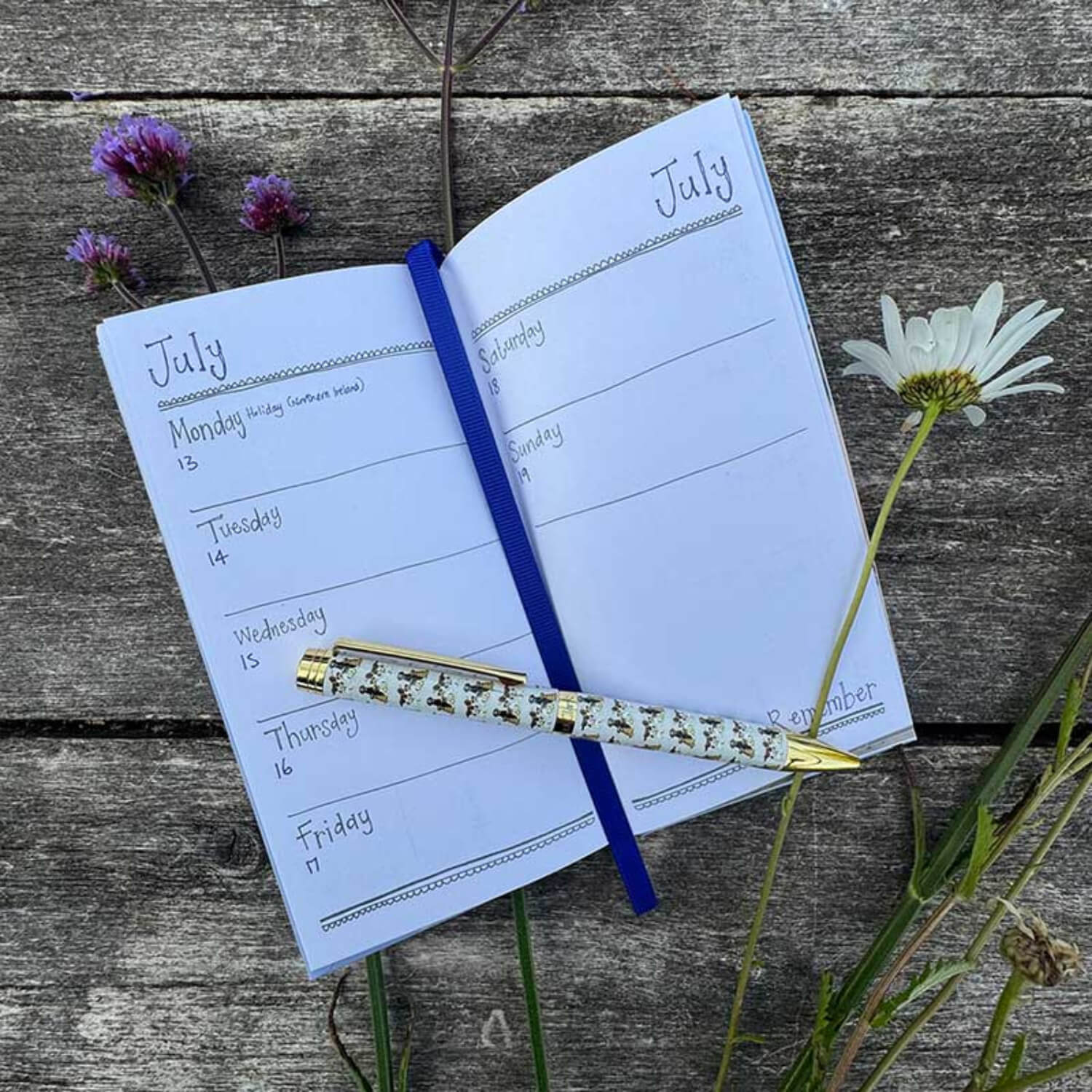 Alex Clark Delightful Dogs Pocket Diary 2026