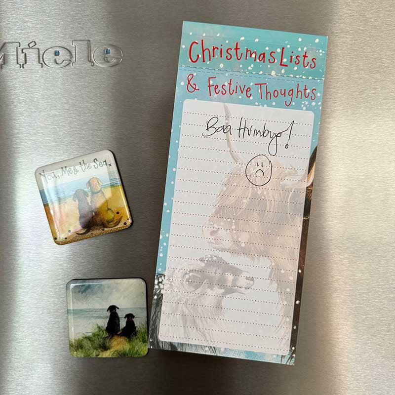 Alex Clark Festive Farm Magnetic To Do List