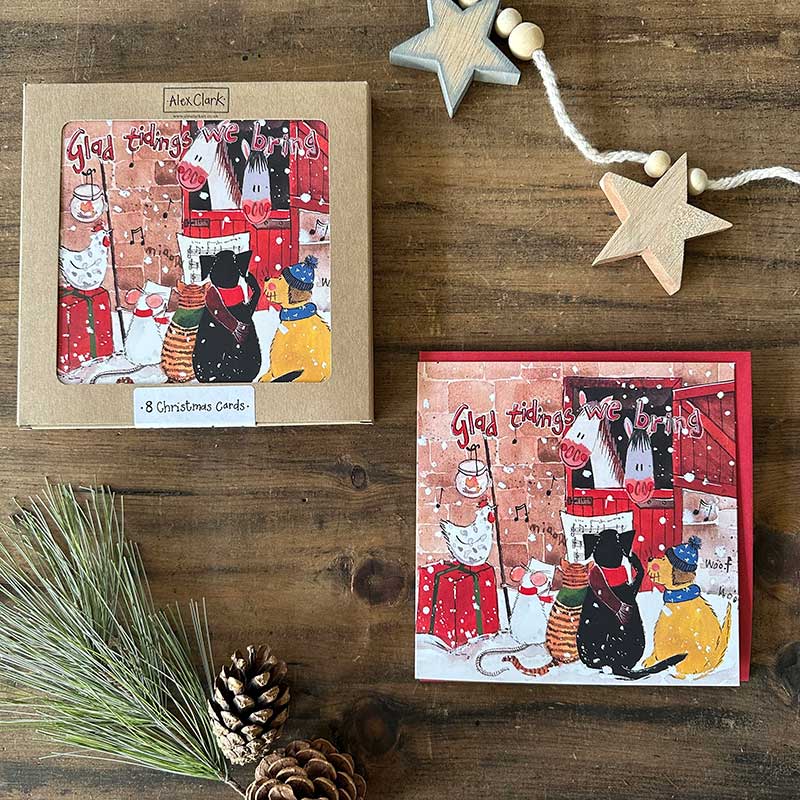Alex Clark Glad Tidings Boxed Christmas Cards
