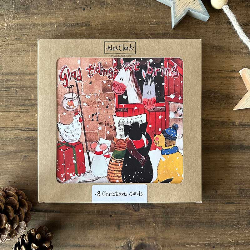 Alex Clark Glad Tidings Boxed Christmas Cards