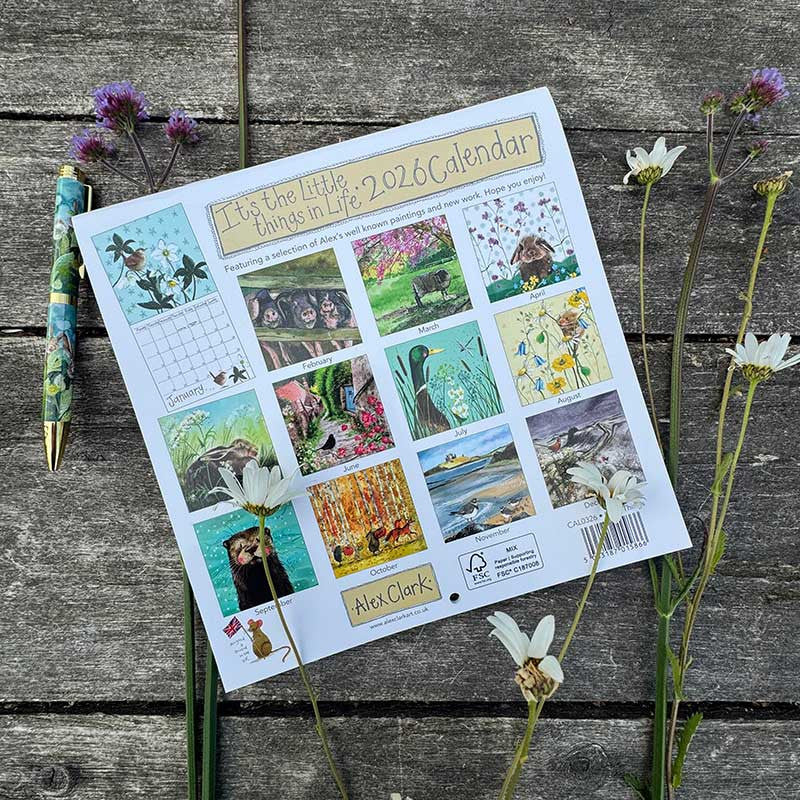 Alex Clark It's The Little things In Life Calendar 2026