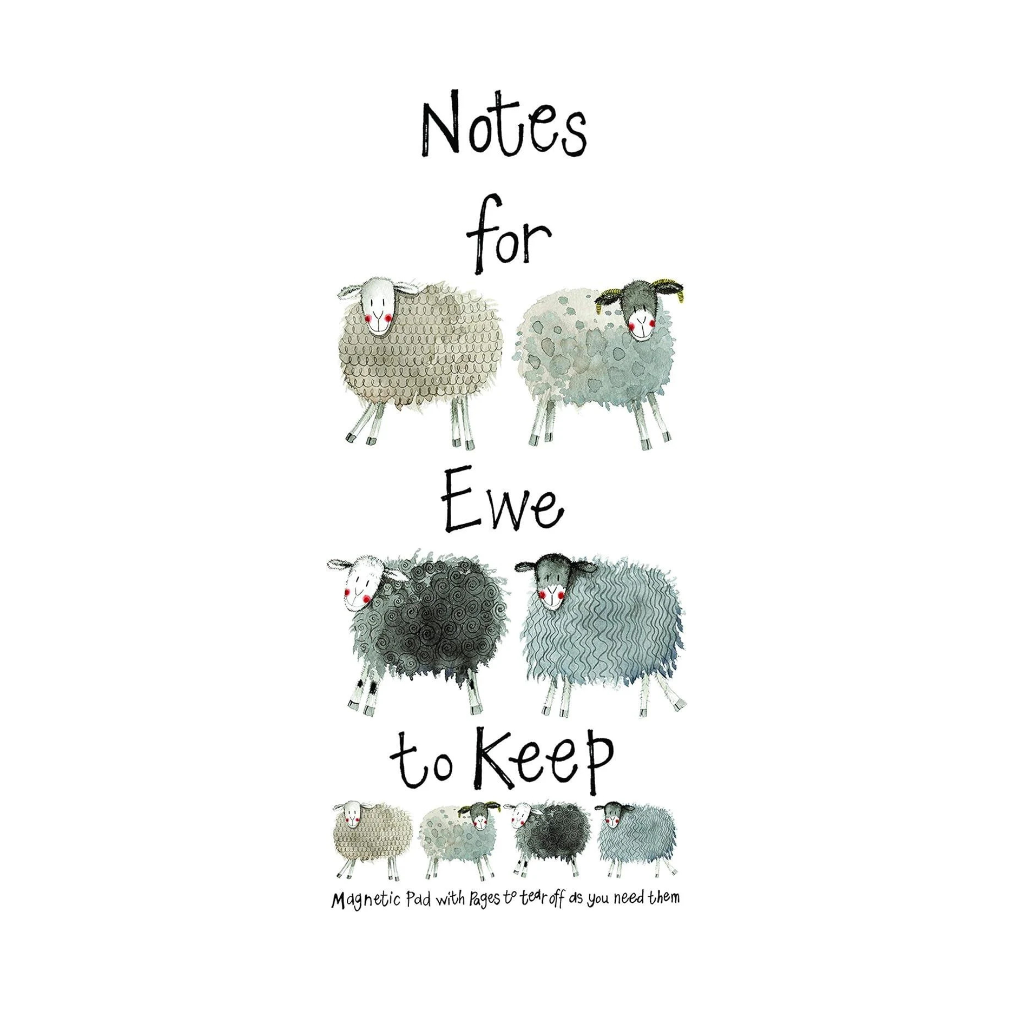 Alex Clark Notes for Ewe Magnetic Notepad
