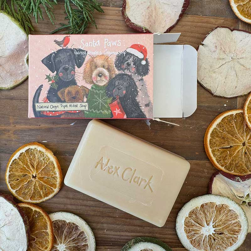 Alex Clark Santa Paws Nutmeg, Orange & Cinnamon Soap