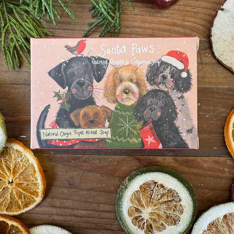 Alex Clark Santa Paws Nutmeg, Orange & Cinnamon Soap