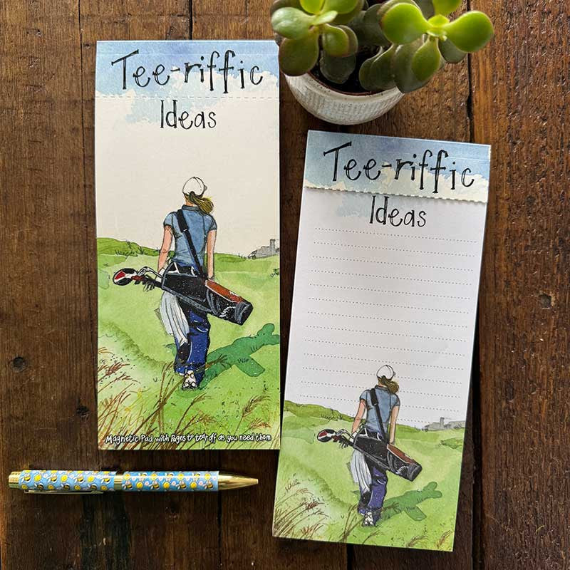 Alex Clark Tee-riffic Ideas To Do List Magnetic Notepad