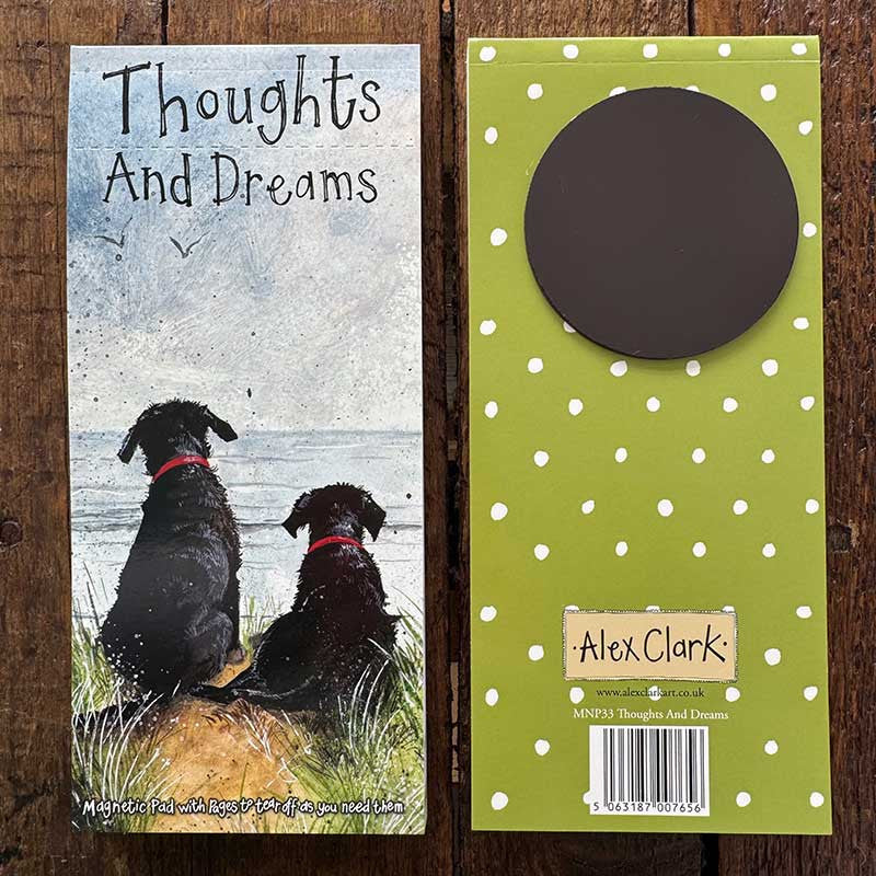 Alex Clark Thoughts and Dreams To Do List Magnetic Notepad