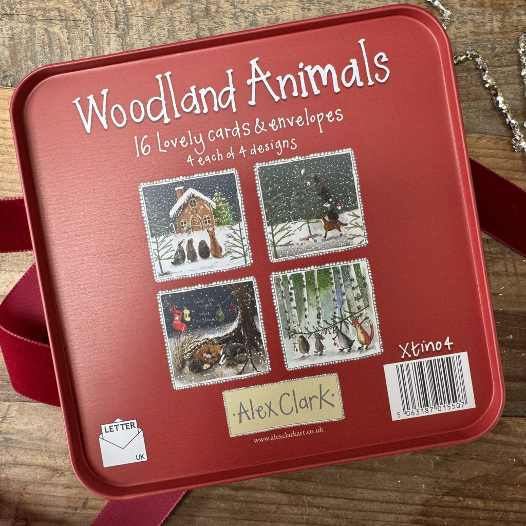 Alex Clark Woodland Animals Notecard Tin