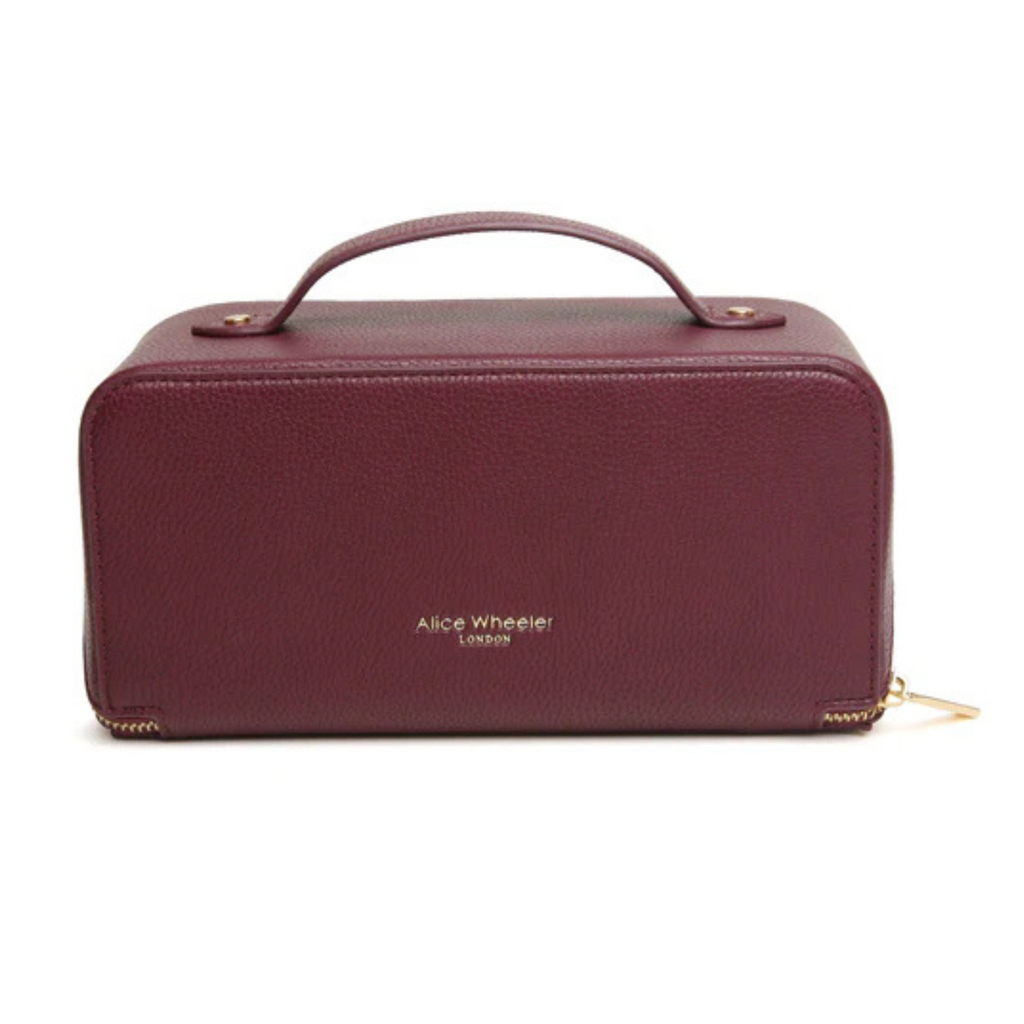 Alice Wheeler Large Berry Train Case