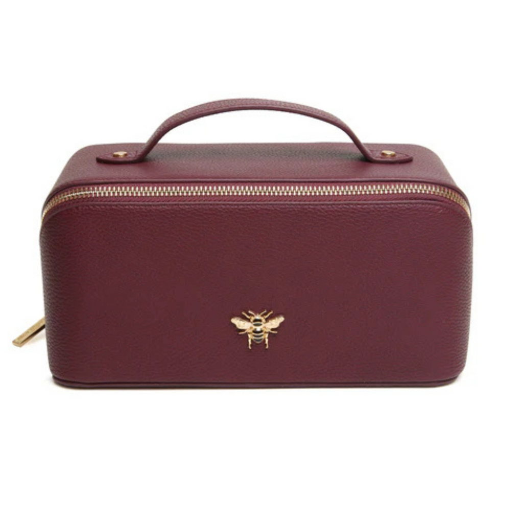 Alice Wheeler Large Berry Train Case