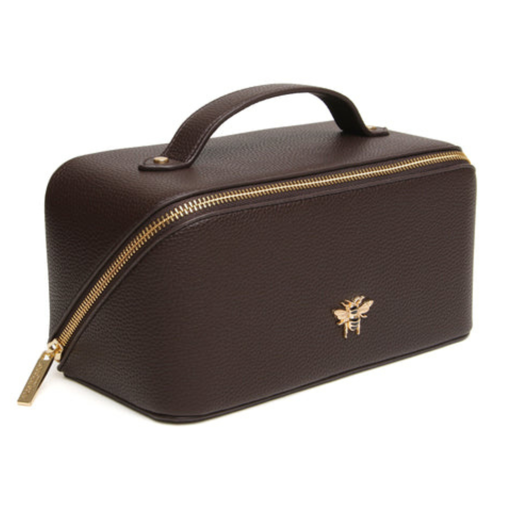 Alice Wheeler Large Chocolate Train Case