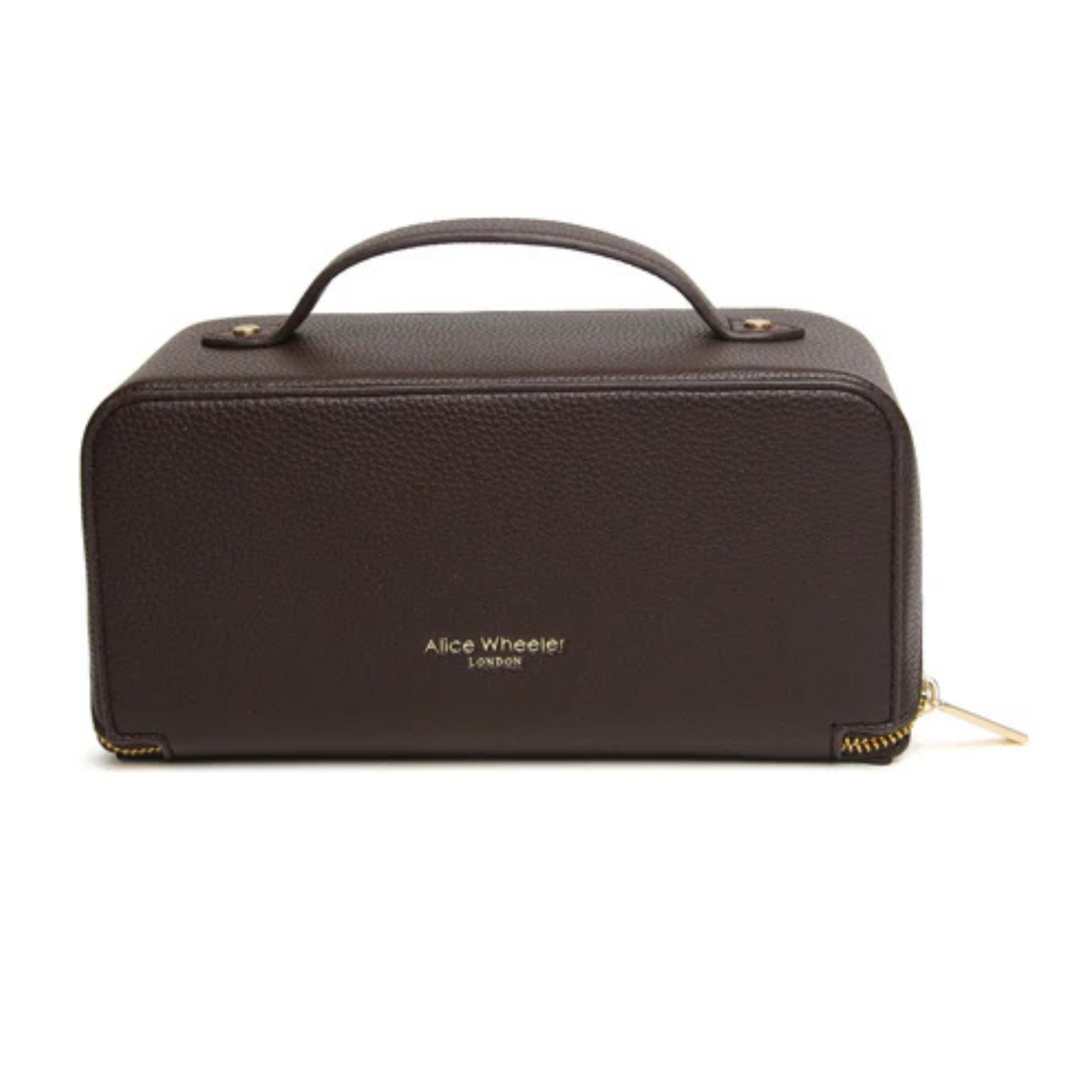 Alice Wheeler Large Chocolate Train Case