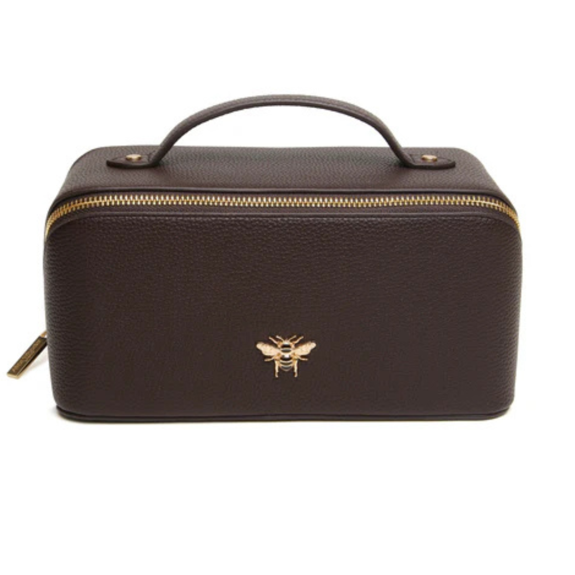 Alice Wheeler Large Chocolate Train Case