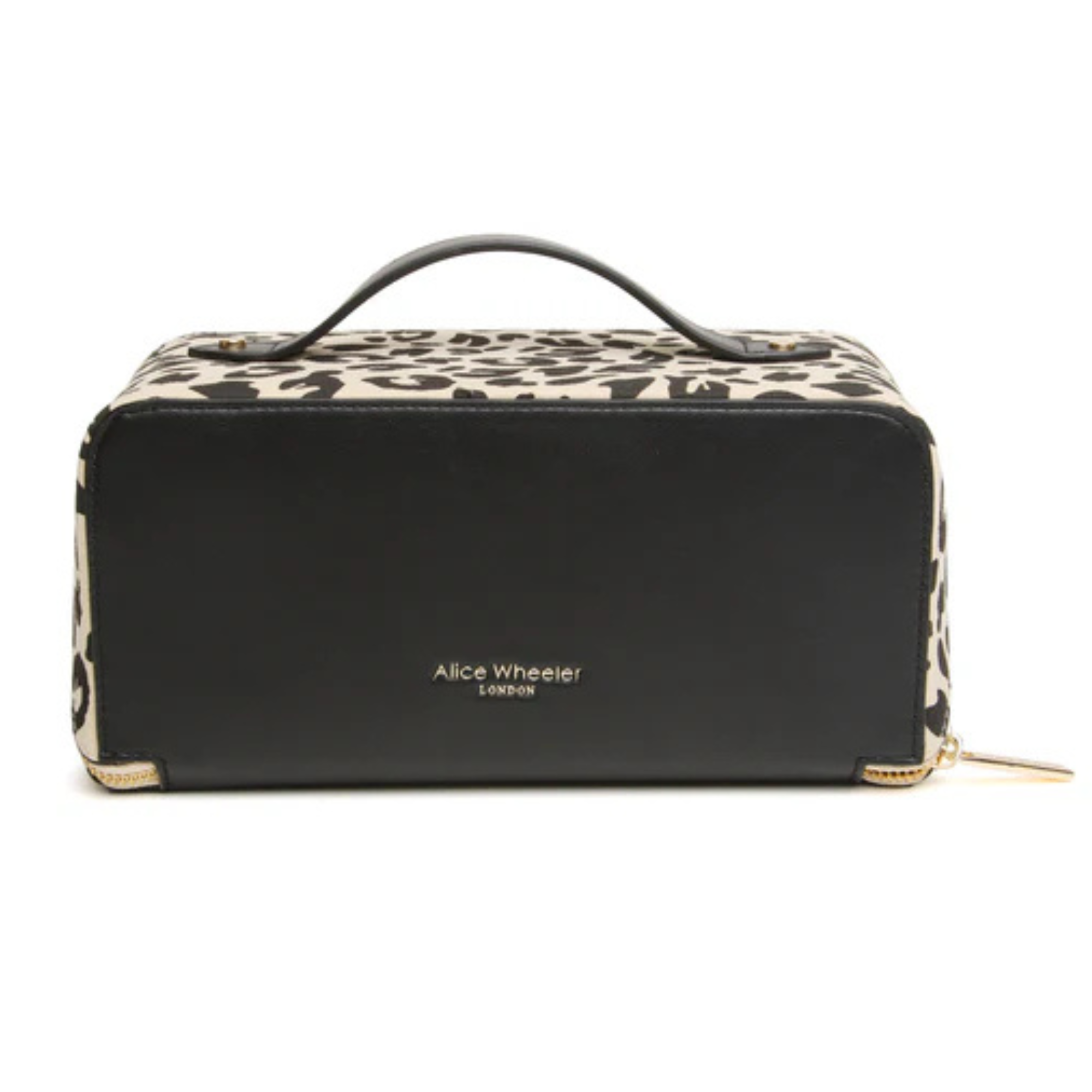 Alice Wheeler Large Leopard Train Case