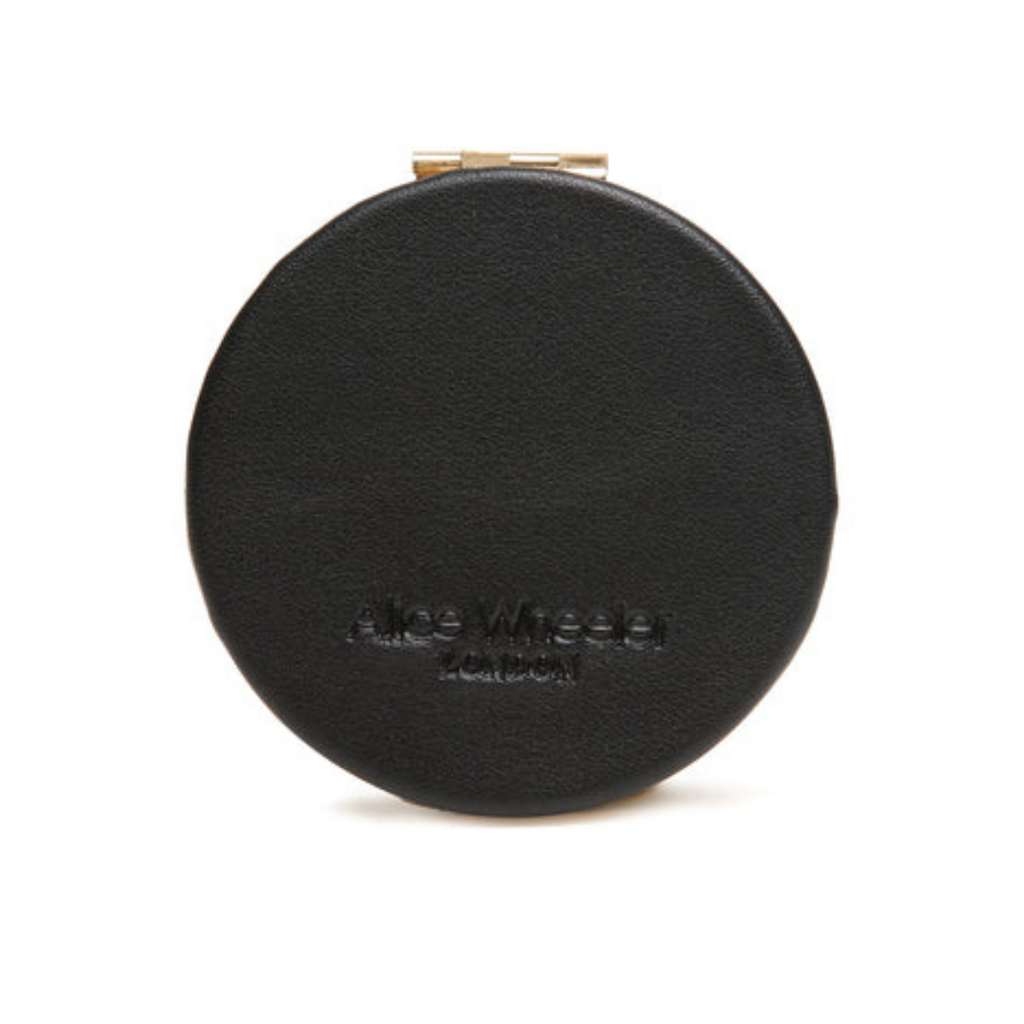 Alice Wheeler Zebra Round Compact Mirror