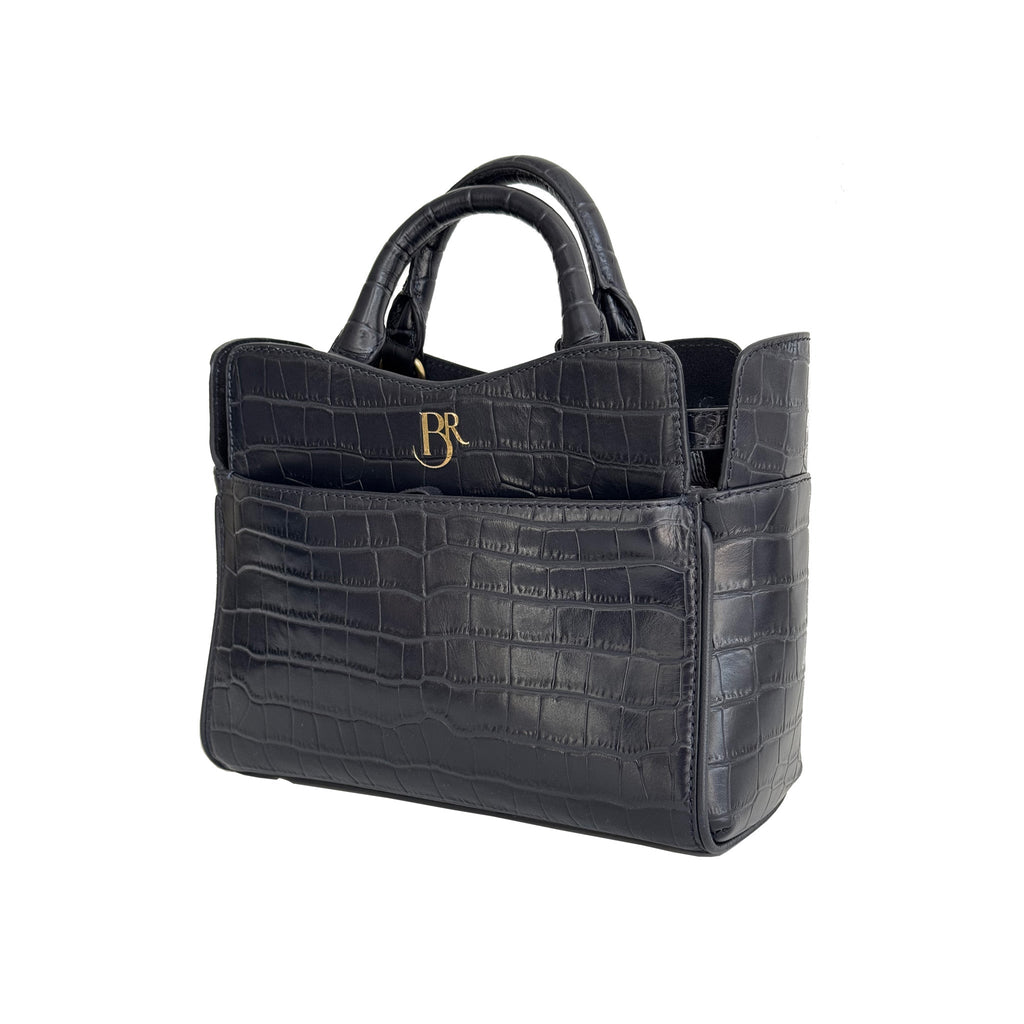 Barkworth Reeve Ambridge Leather Navy Handheld Bag