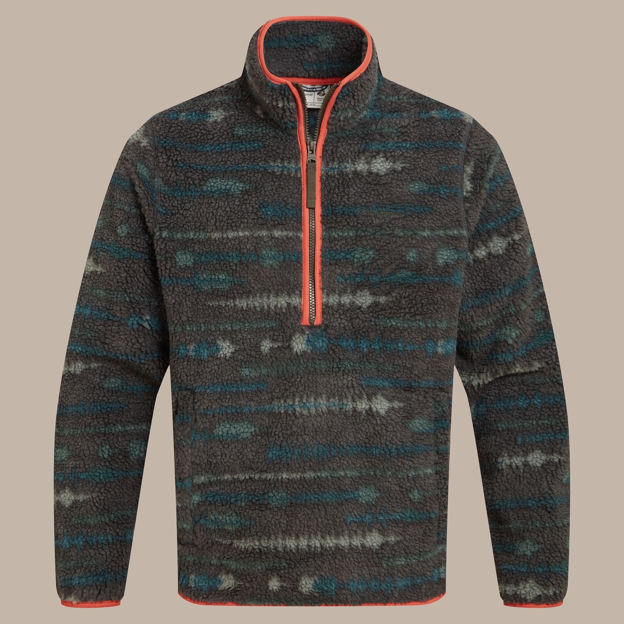 Craghoppers Mens National Trust Rawthey Half Zip Fleece