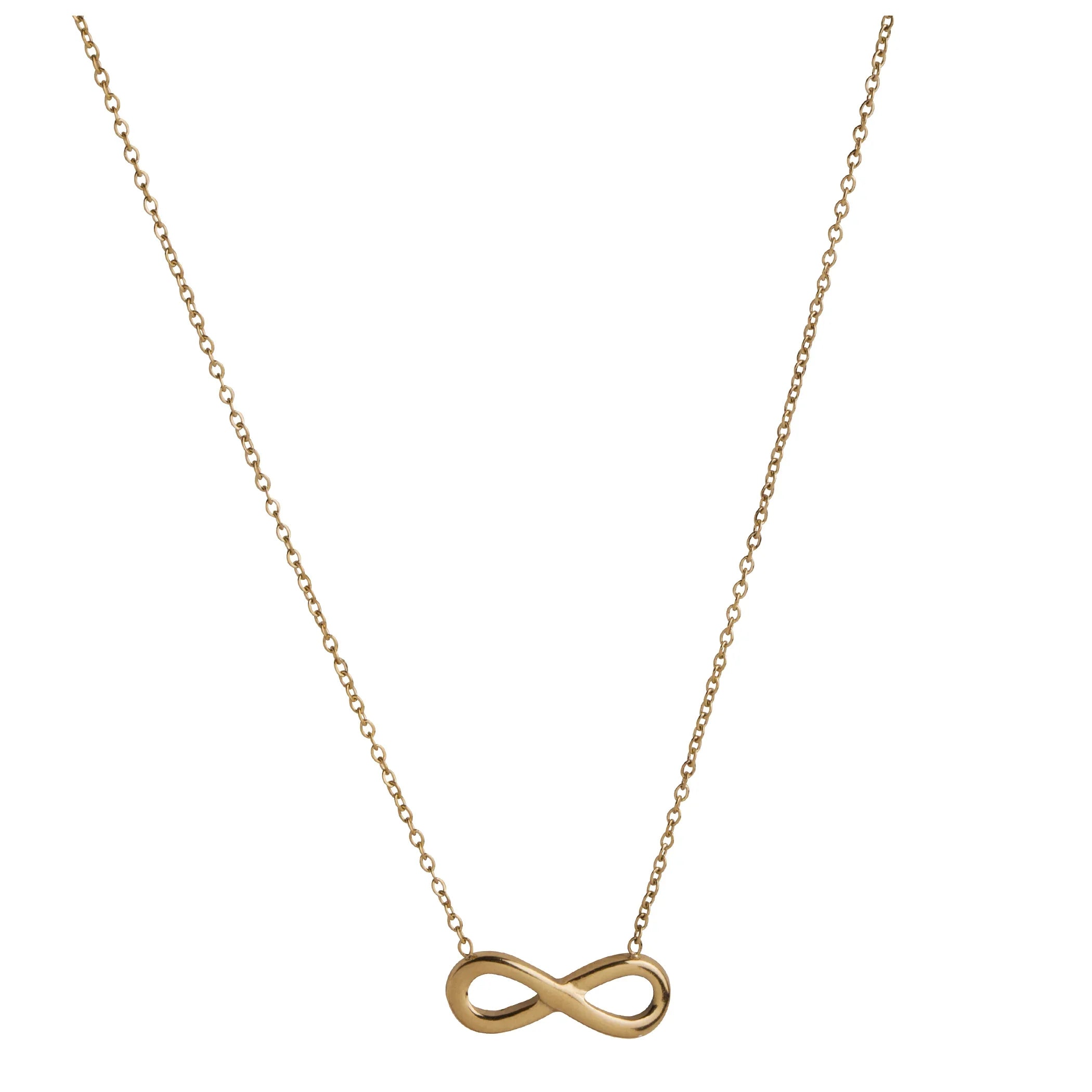 D&X Keira Stainless Steel & Gold Plated Infinity Necklace