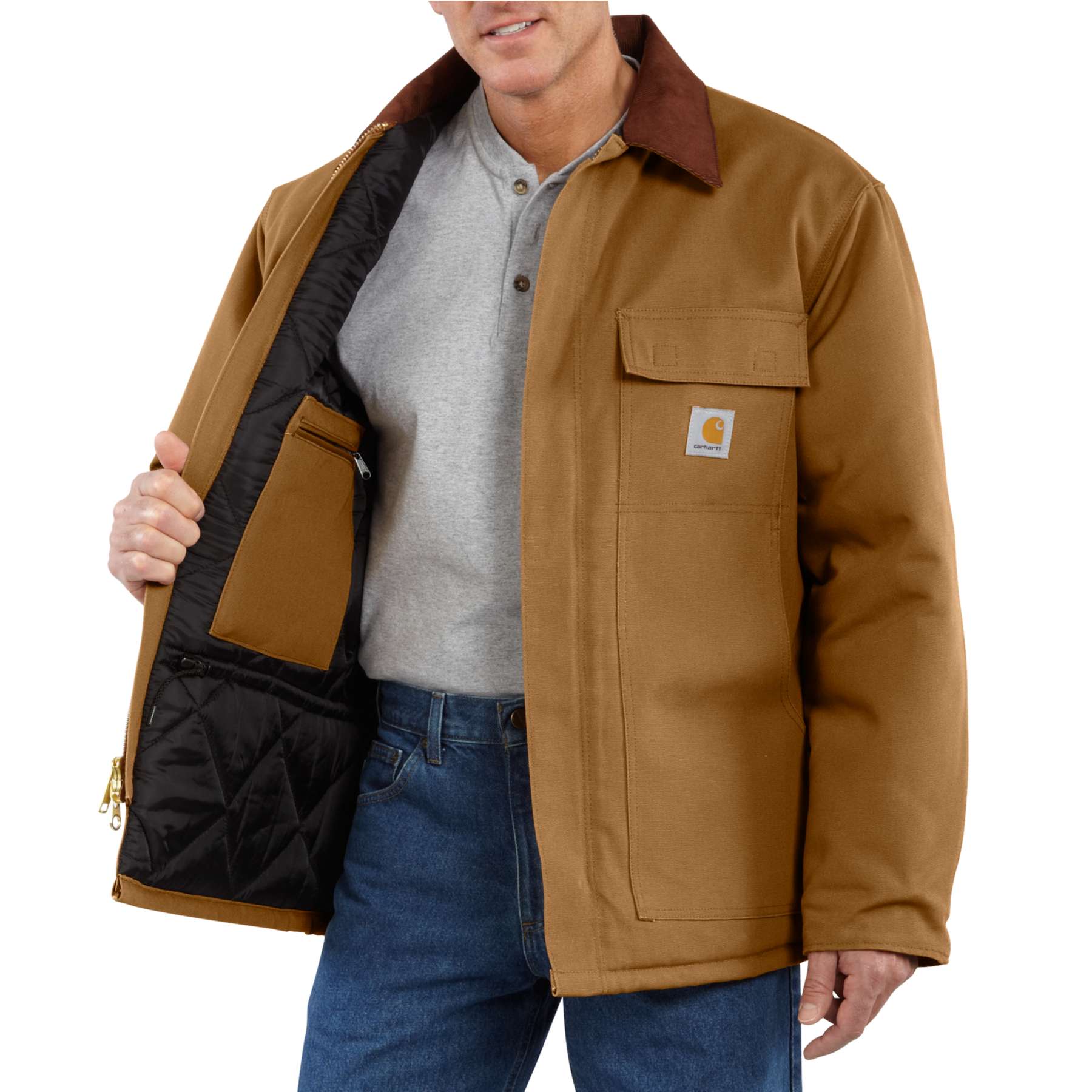 Carhartt Loose Fit Firm Duck Insulated Traditional Coat - Level 3 Warmest
