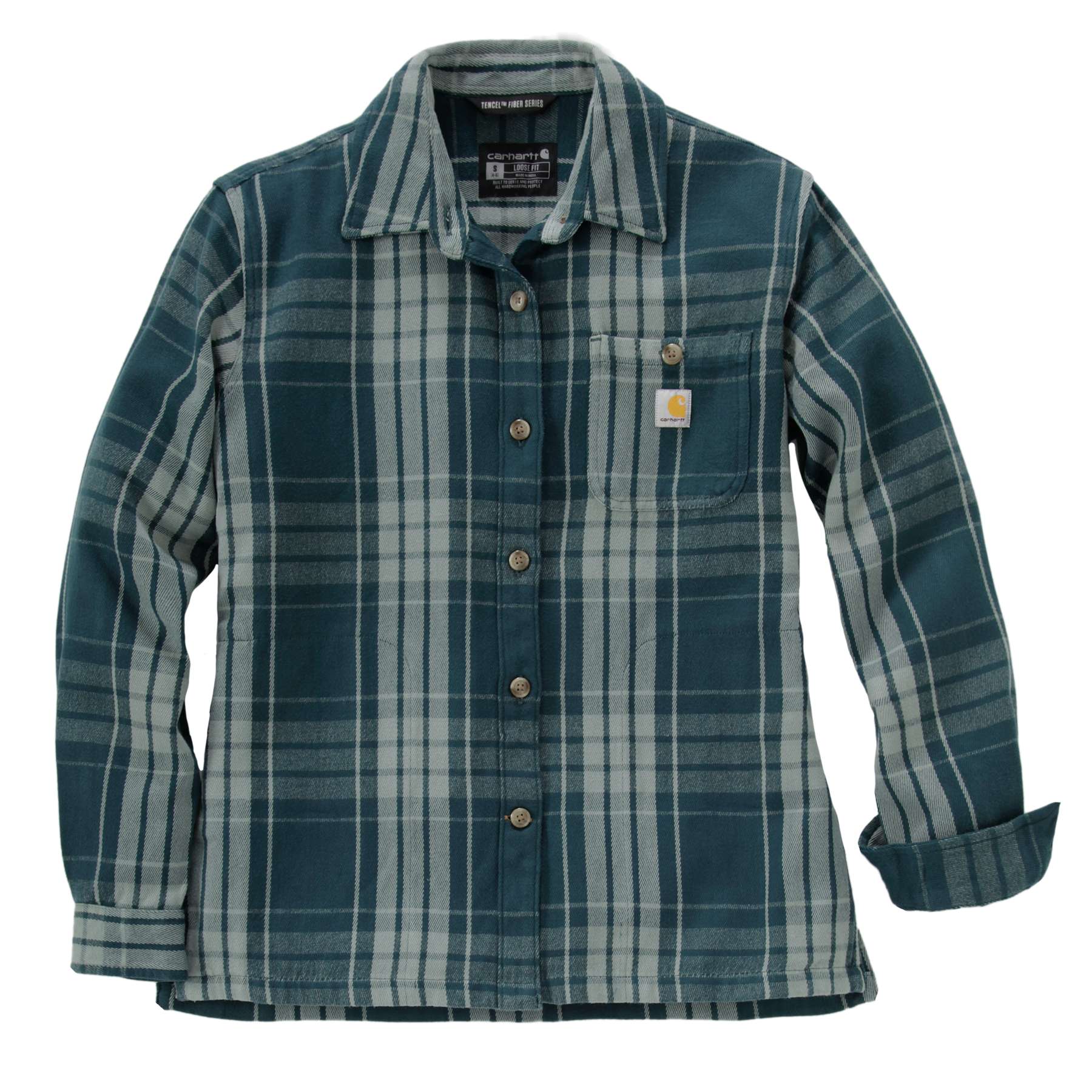 Carhartt TENCEL Fibre Series Loose Fit Twill Plaid Shirt