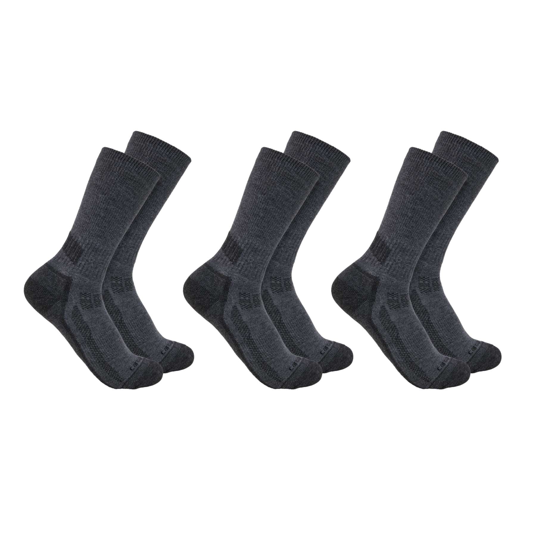Carhartt Force Midweight Crew Sock 3-Pack