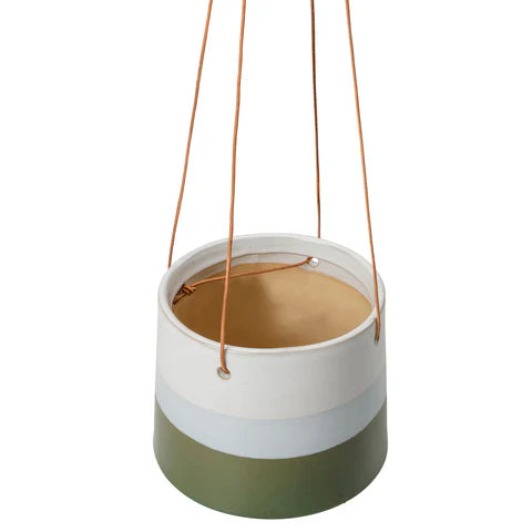 Burgon & Ball Blue/Green Collector Hanging Pot