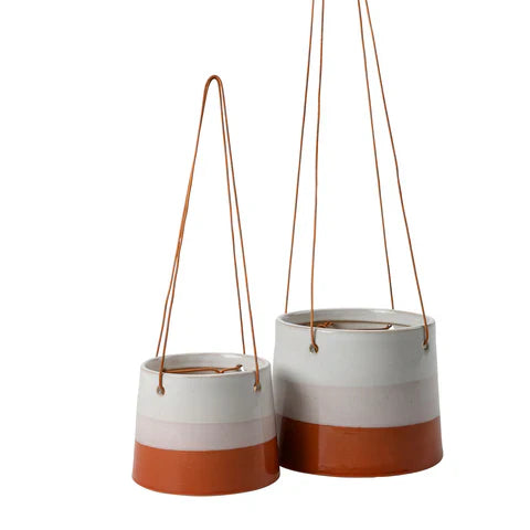 Burgon & Ball Terracotta/Blush Collector Hanging Pot