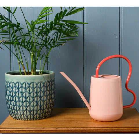 Burgon & Ball Collector Scalloped Indoor Watering Can - Blush