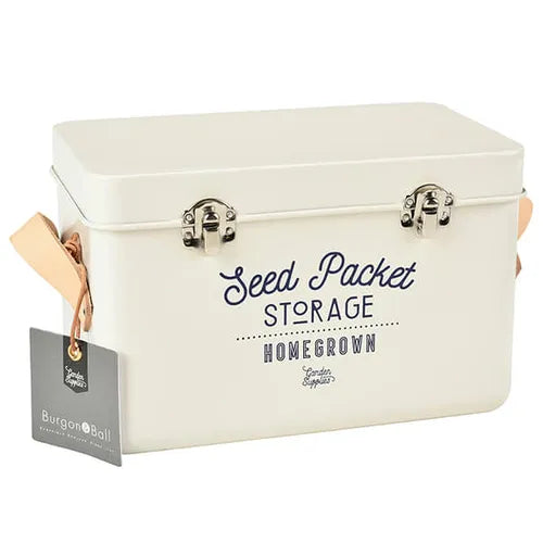 Burgon & Ball Stone Seed Packet Storage Tin