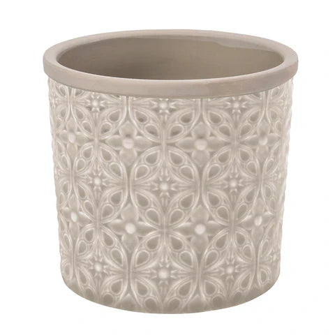 Burgon & Ball Porto Grey Glazed Pot