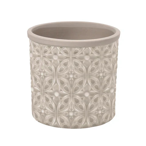 Burgon & Ball Porto Grey Glazed Pot