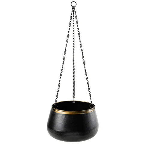 Burgon & Ball Sahara Sunset Metal Hanging Plant Pot