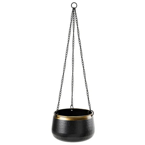 Burgon & Ball Sahara Sunset Metal Hanging Plant Pot