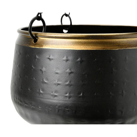 Burgon & Ball Sahara Sunset Metal Hanging Plant Pot