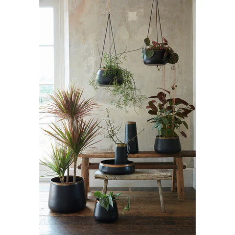 Burgon & Ball Sahara Sunset Metal Hanging Plant Pot