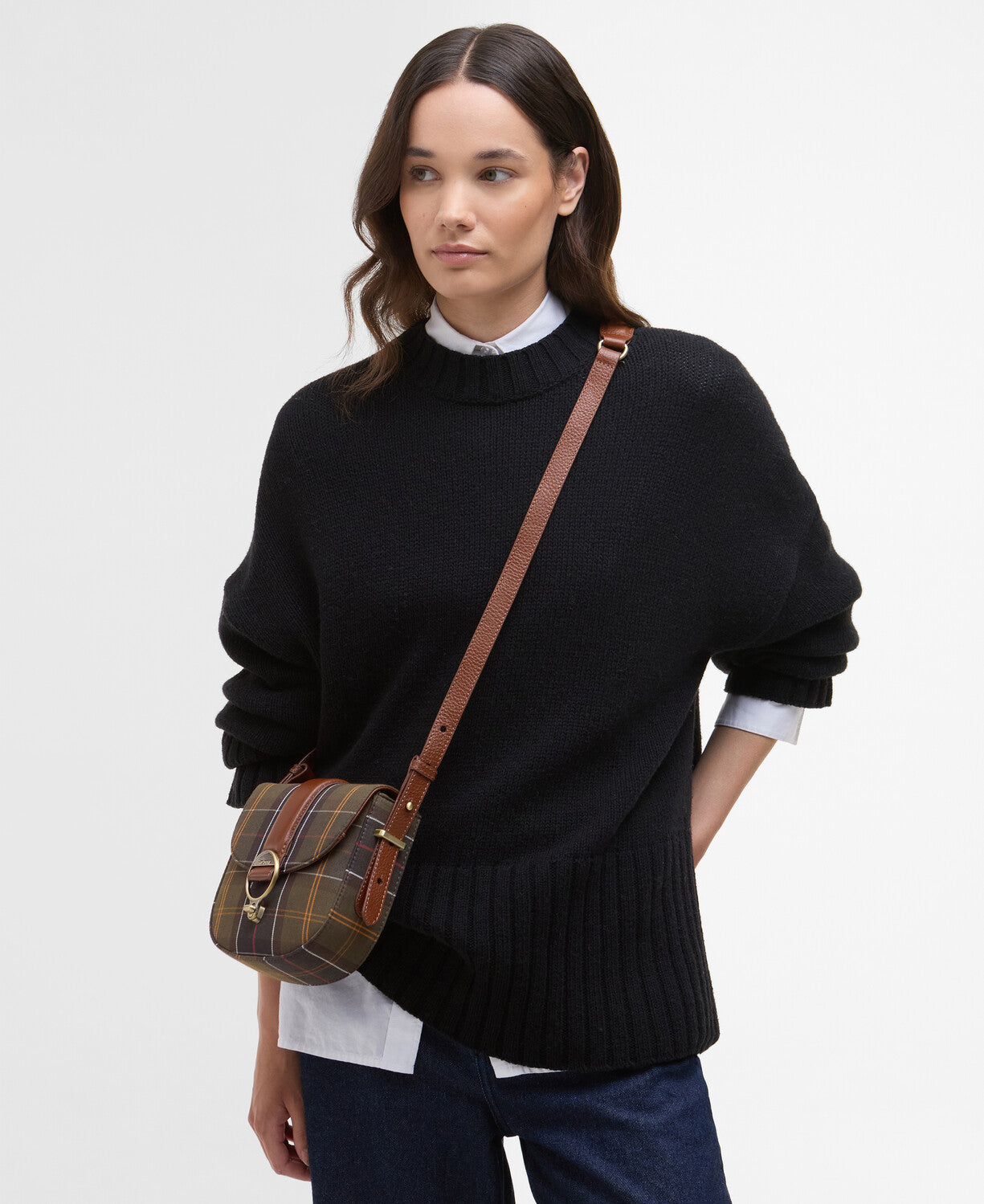 Barbour Elm Tartan Crossbody Bag