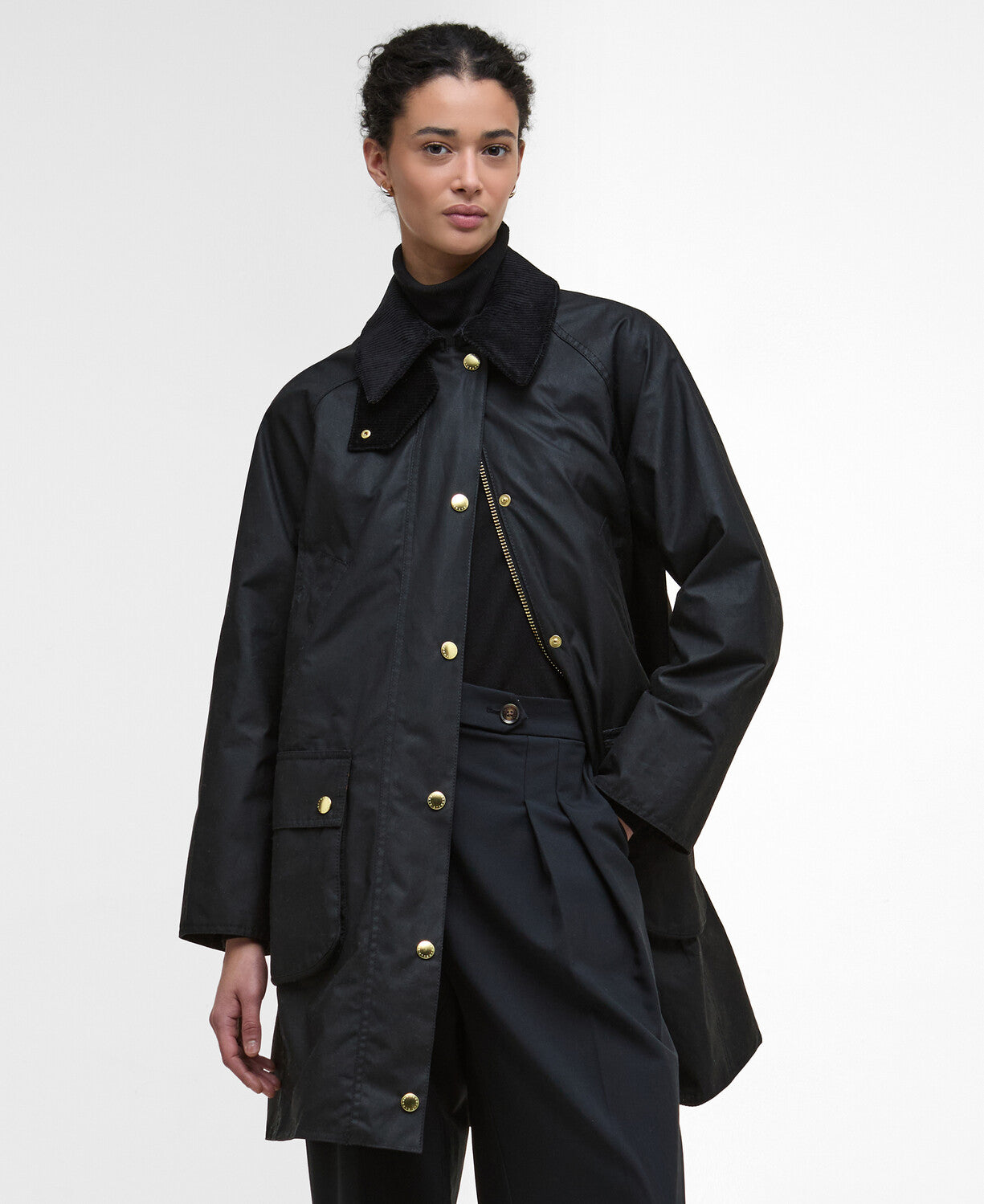 Barbour Long Beadnell Wax Jacket